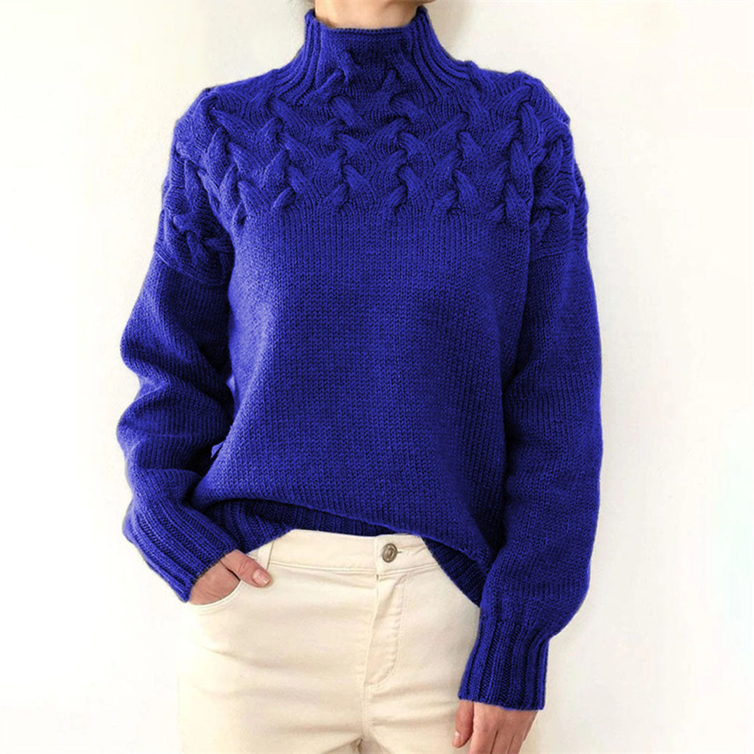 Leticia | Knitted turtleneck sweater for women