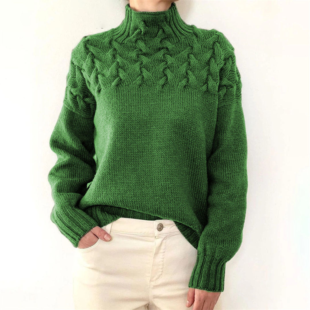 Leticia | Knitted turtleneck sweater for women