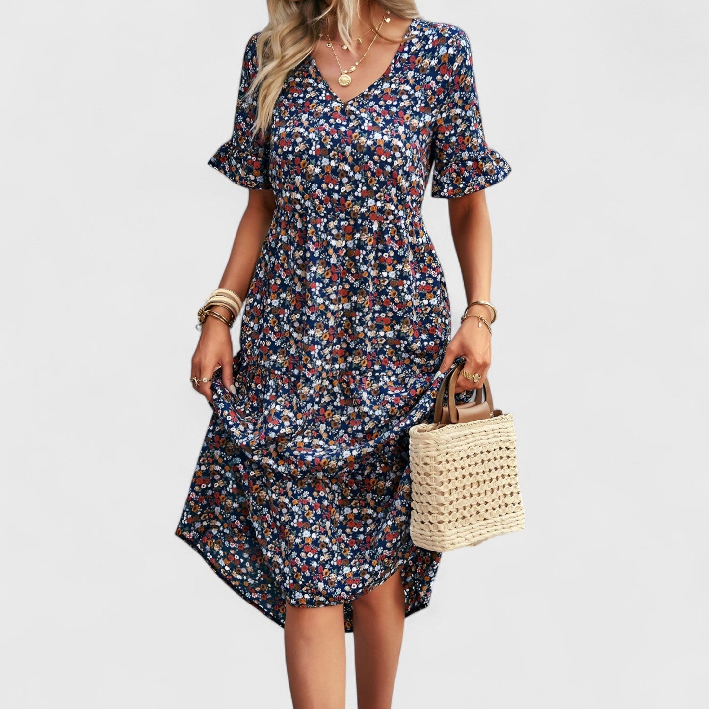 Sandra® | Elegant ladies floral dress