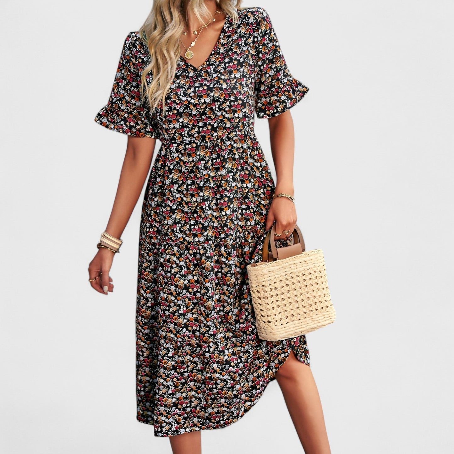 Sandra® | Elegant ladies floral dress