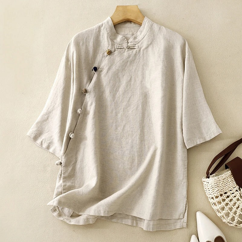 Jacqueline® | Lightweight women's linen blouse