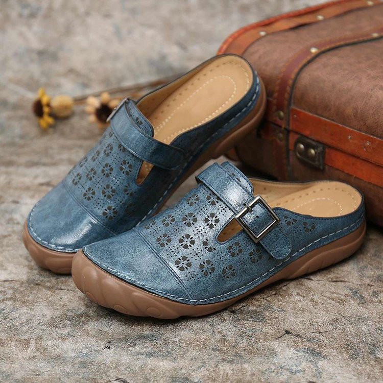 Emilia® | Comfortable women's leather clogs comfort width