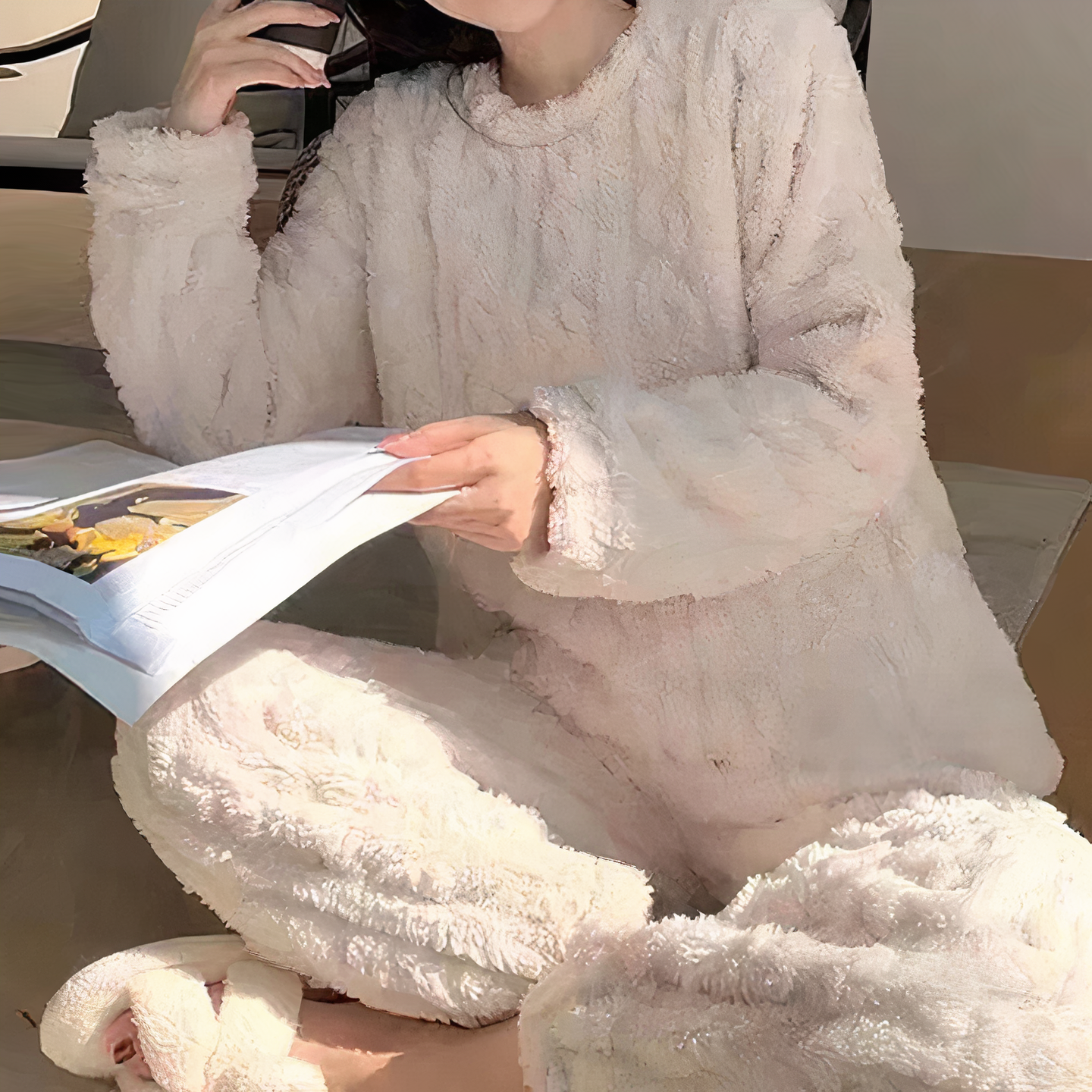 Concha | Thick velvet pajama set
