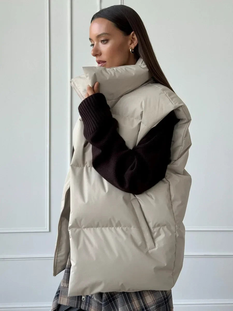 Sandra | Thick winter vest for women
