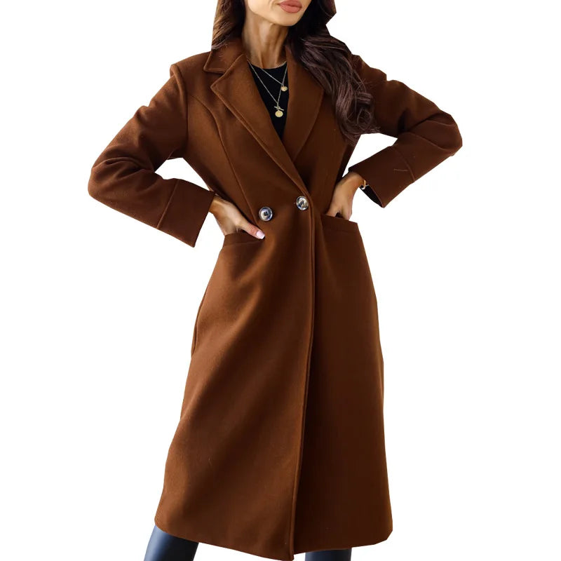 Vilma | Fashionable long coat for elegant women