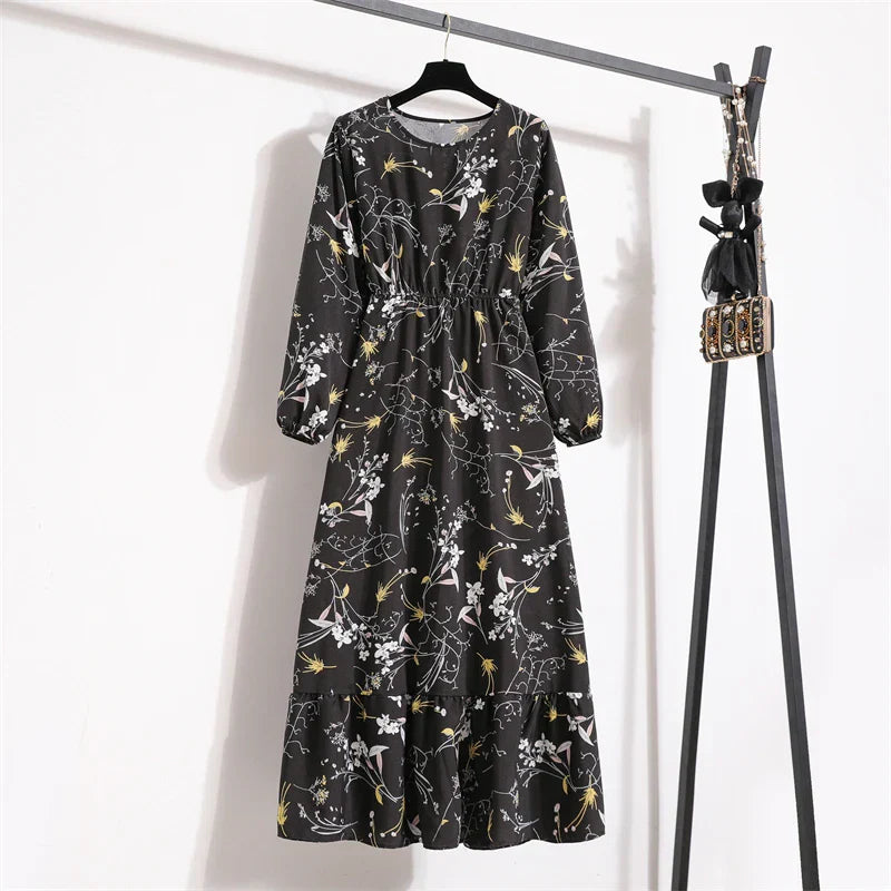Erin® | Elegant Floral Long Dress For Summer