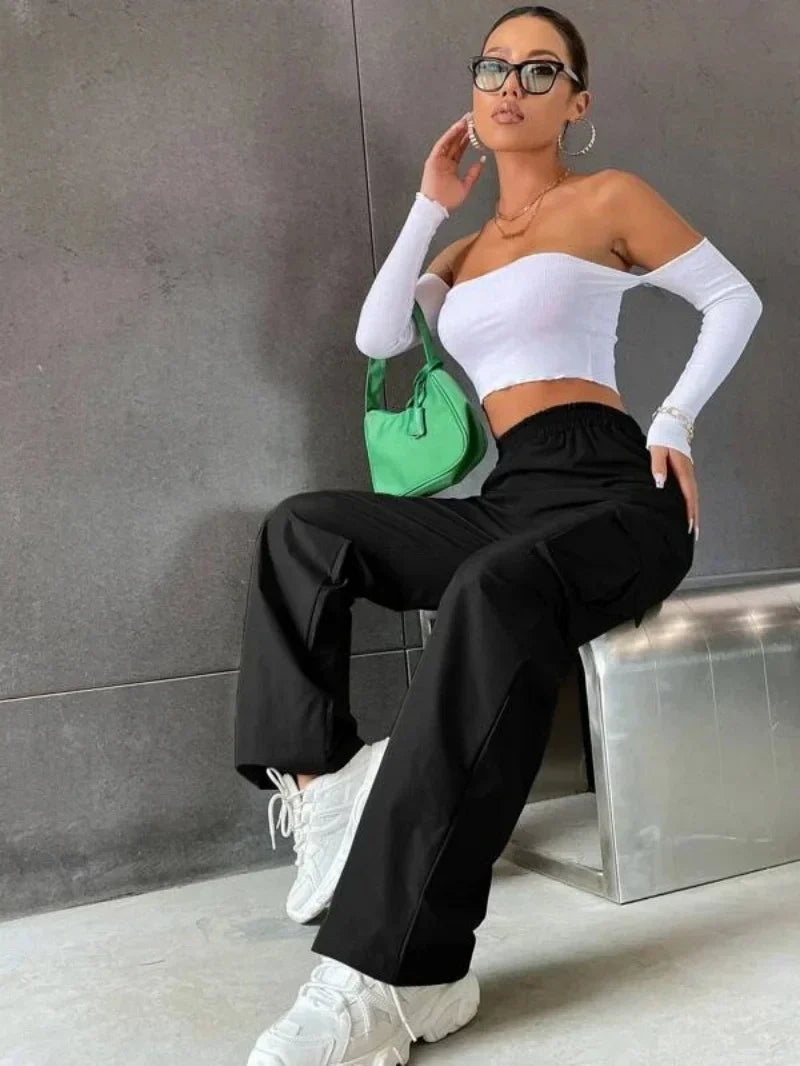 Bertina® | Women'S Baggy Joggers With A High Waist