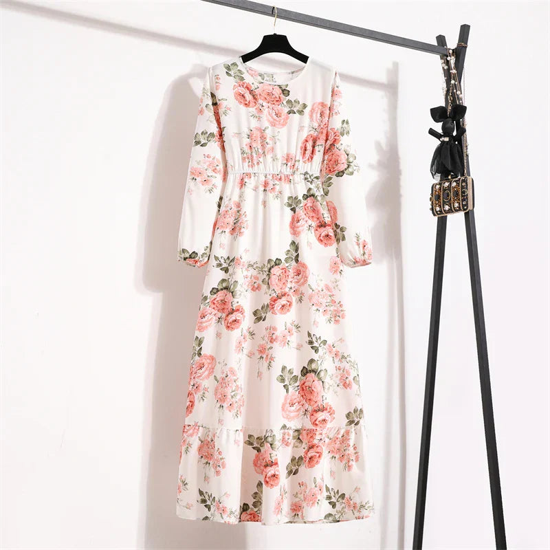 Erin® | Elegant Floral Long Dress For Summer