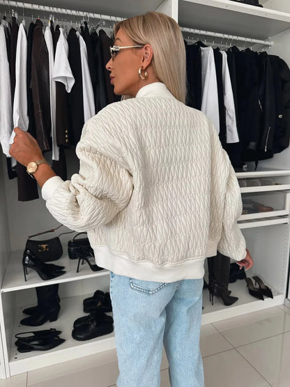 Elizabeth | Quilted Stylish Bomber Jacket