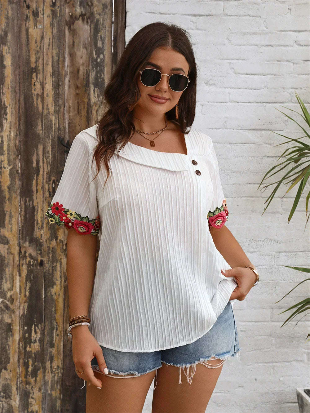 Margarita® | Loose Blouse Women'S Summer Top In Plus Size