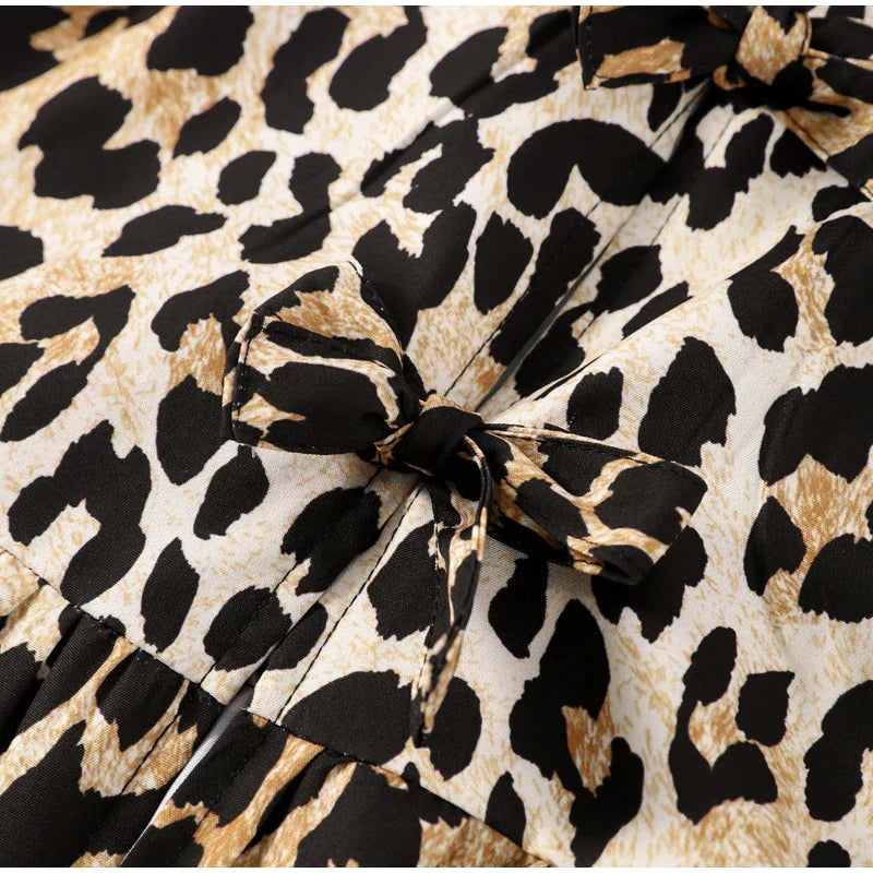 Melissa® | Leopard Lace Blouse With Bubble Sleeves