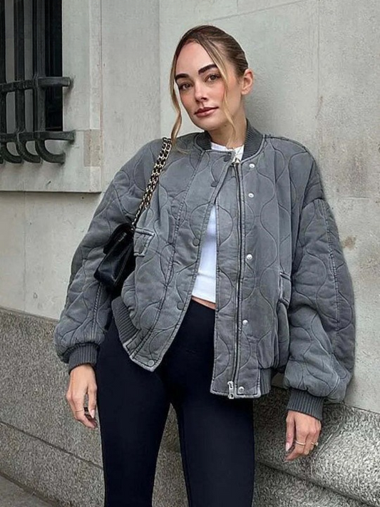 Delia | Versatile retro winter jacket with long sleeves