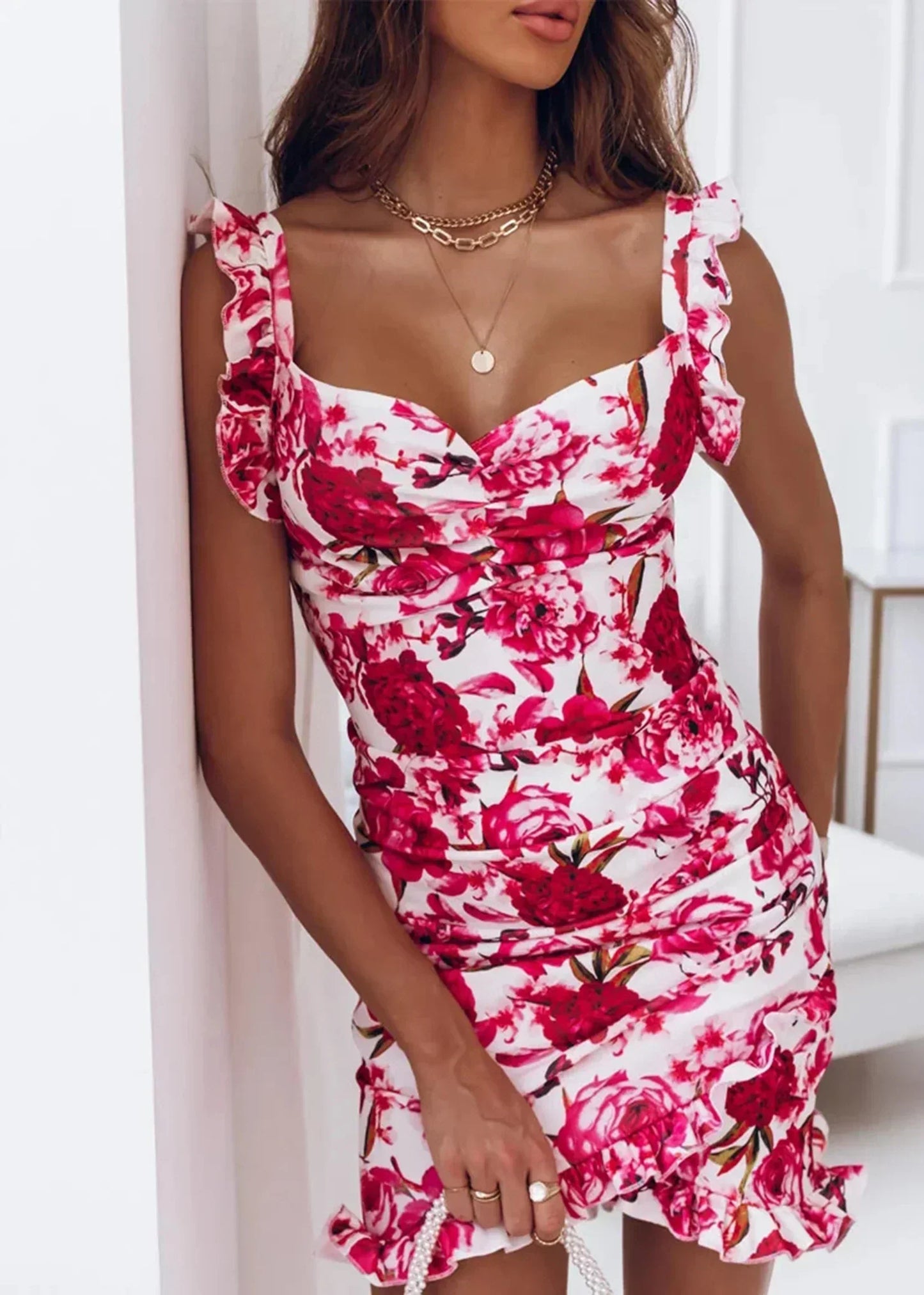 Isabel® | Floral Wrap Summer Dress