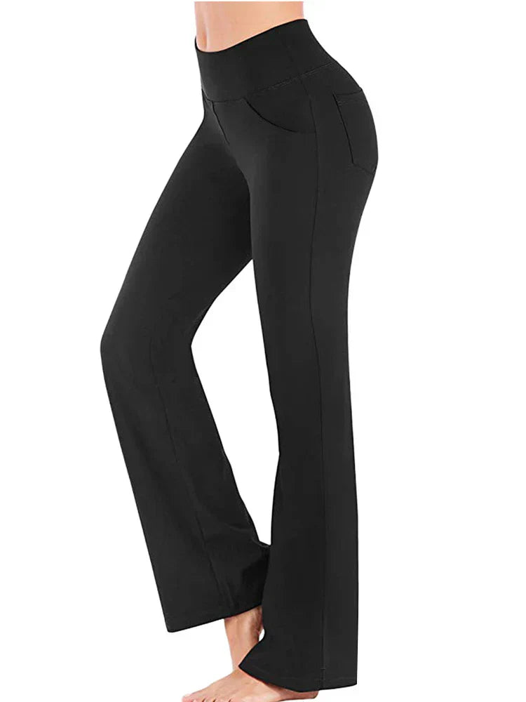 Valentina® | High Waist Stretchy Flared Trousers