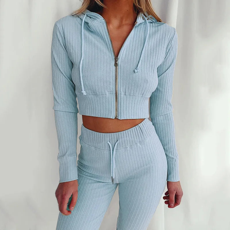 Miriam | Modern long sleeve slim set for women