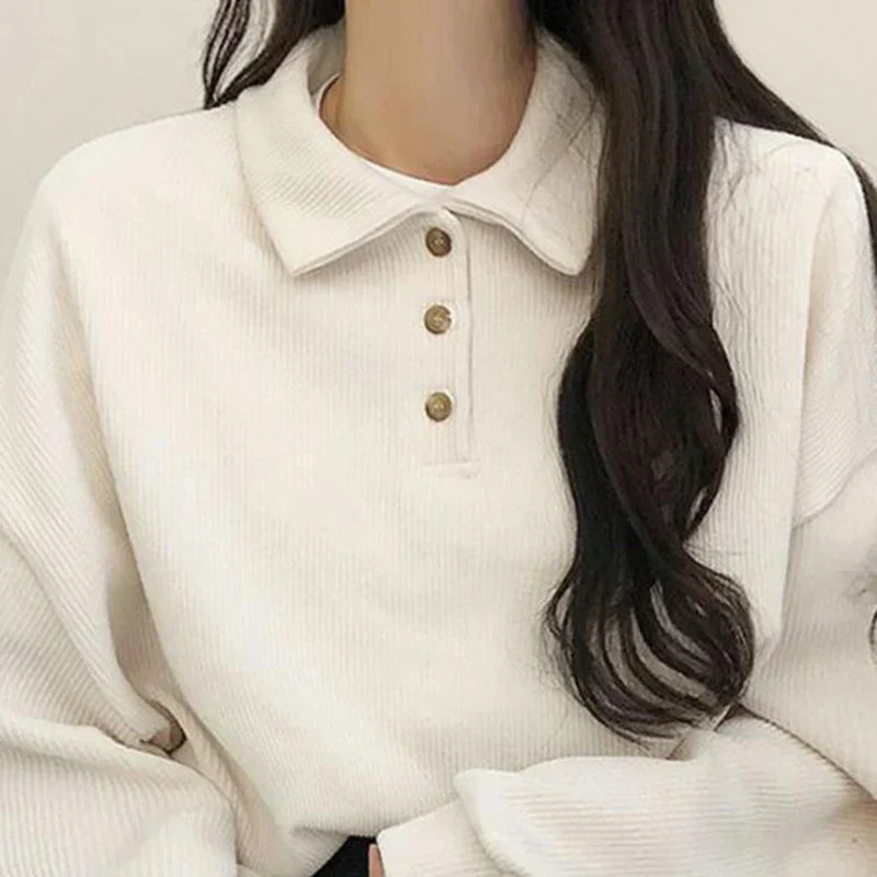 Herminia® | Women's long-sleeved collared top