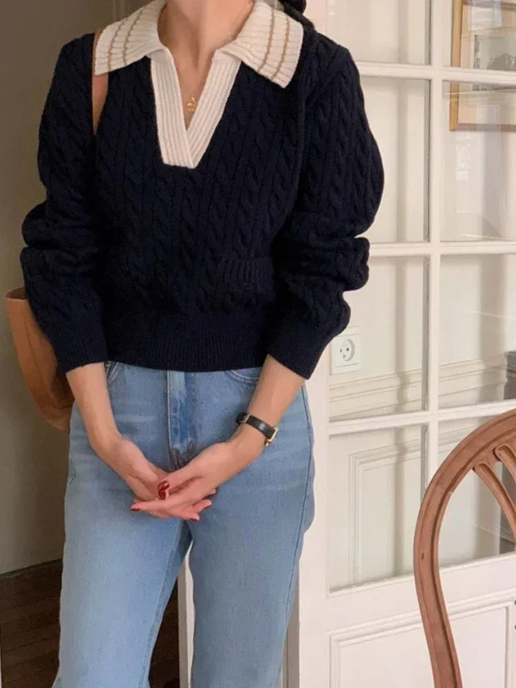 Raquel | Women's cable knit sweater