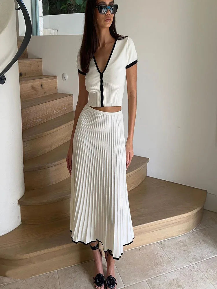 Daisy® | Two-Piece Summer Dress For Women, Elegant Set With Top