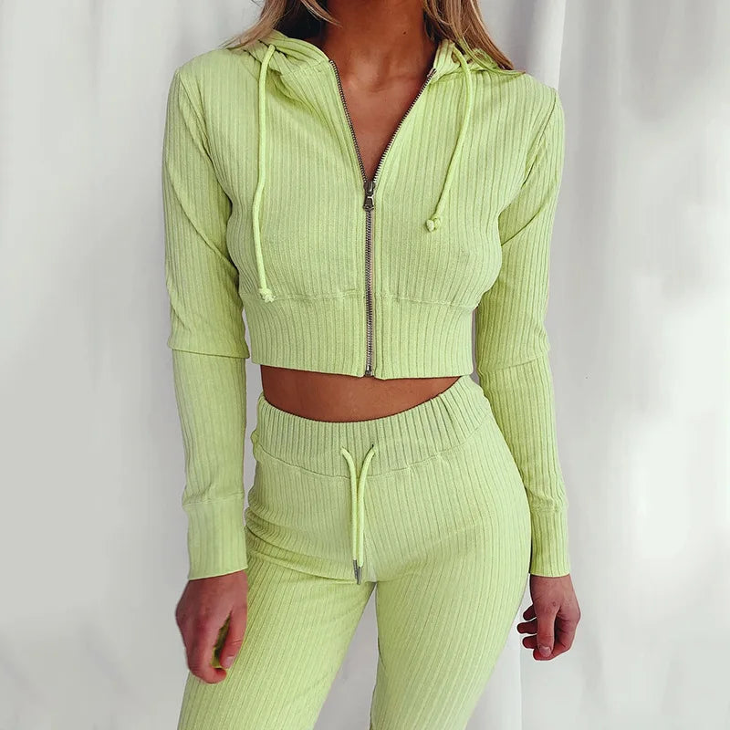 Miriam | Modern long sleeve slim set for women