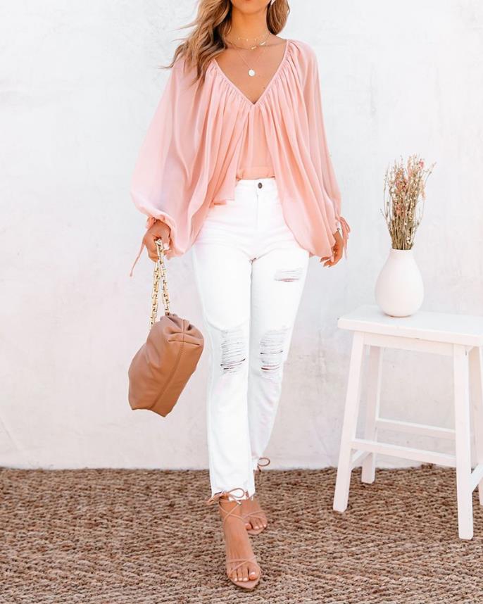 Elisa® | Blouse With Foldable Sleeves
