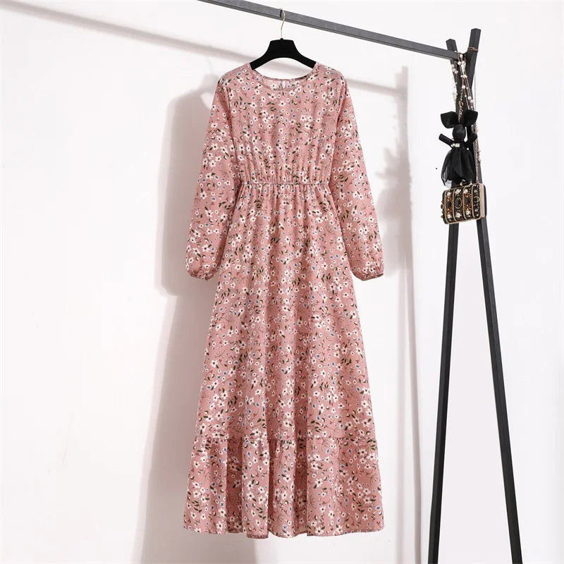 Erin® | Elegant Floral Long Dress For Summer