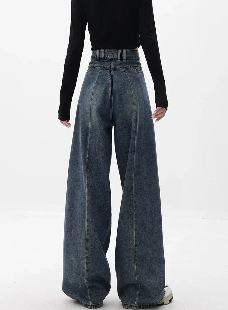Salome® | High-waisted wide-leg jeans for women