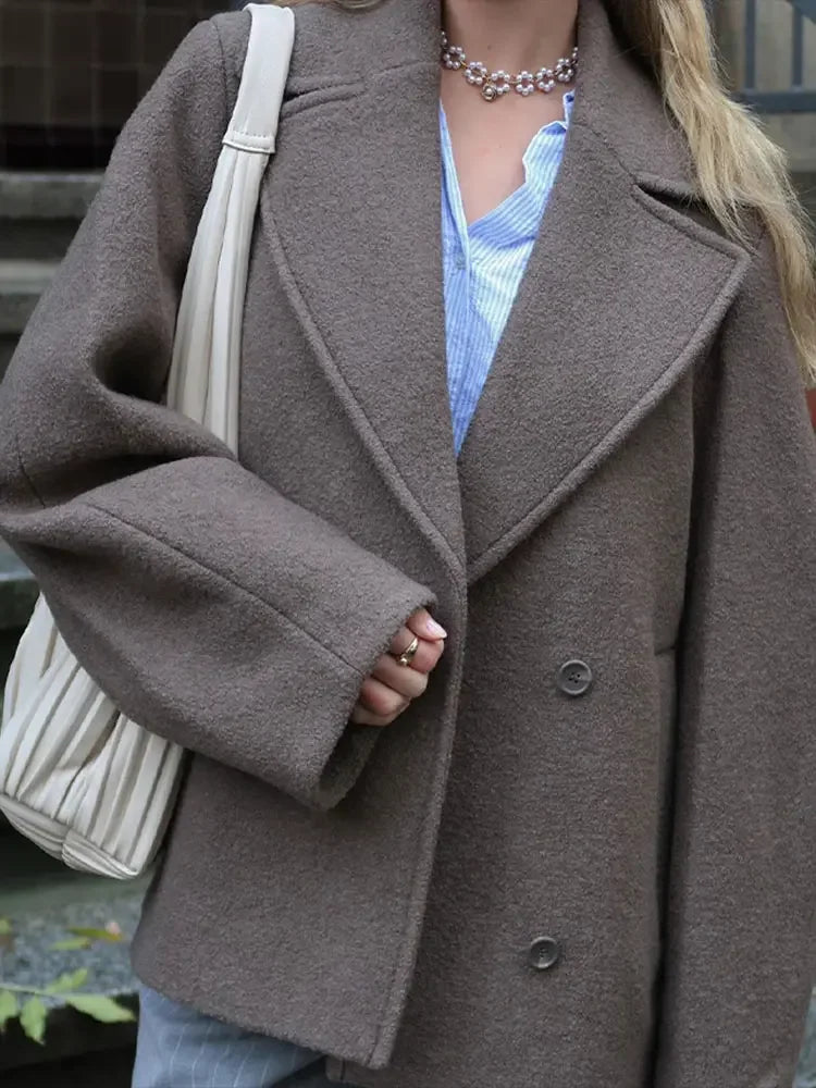 Olivia | Women's Oversized Double-Breasted Coat