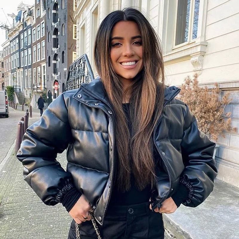 Nadia | Elegant women's leather jacket