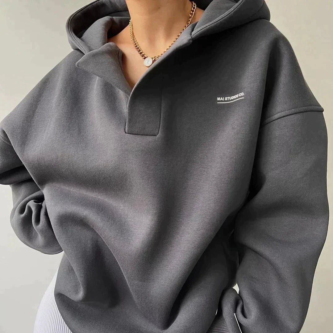 Yesenia® | Pull oversize à turtleneck and V for women