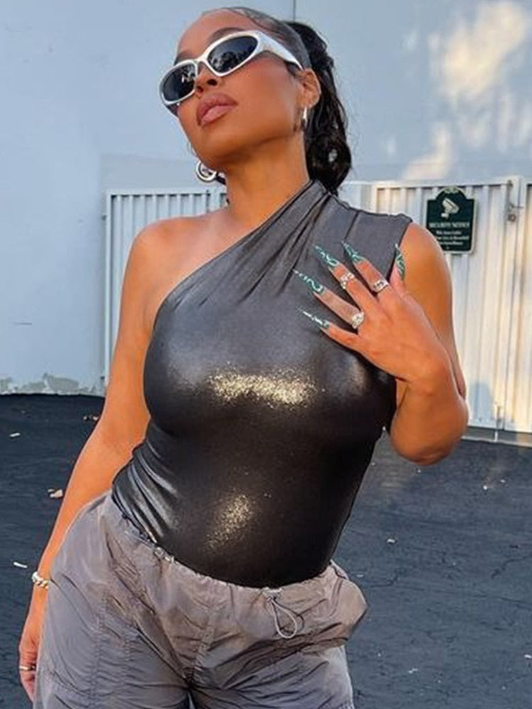 Ayesha® | Asymmetrischer Bodysuit
