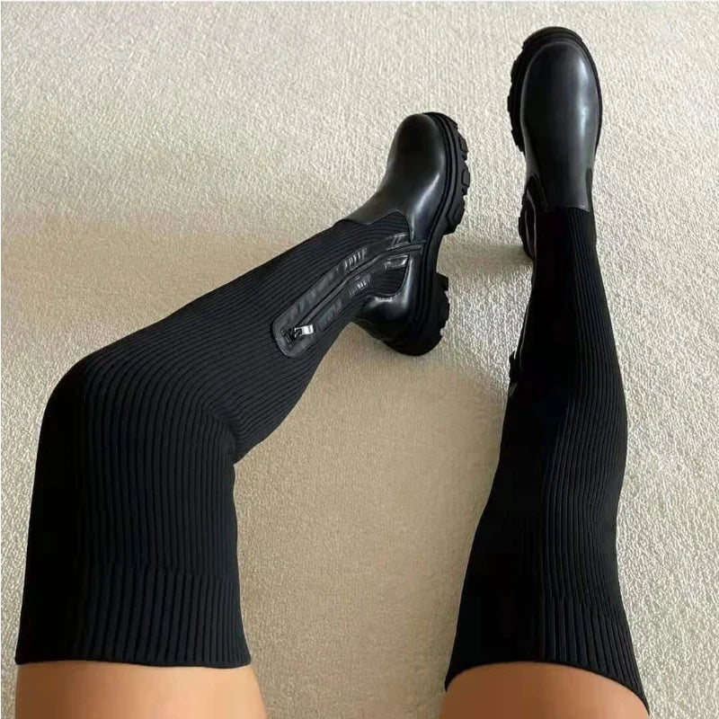 Silvia | Women's boots with thick soles