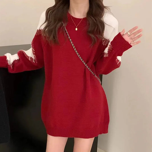 Dagmar | Warm, loose-fitting knitted sweater for women