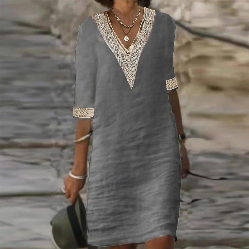 Rosa® | Elegant Linen Summer Dress