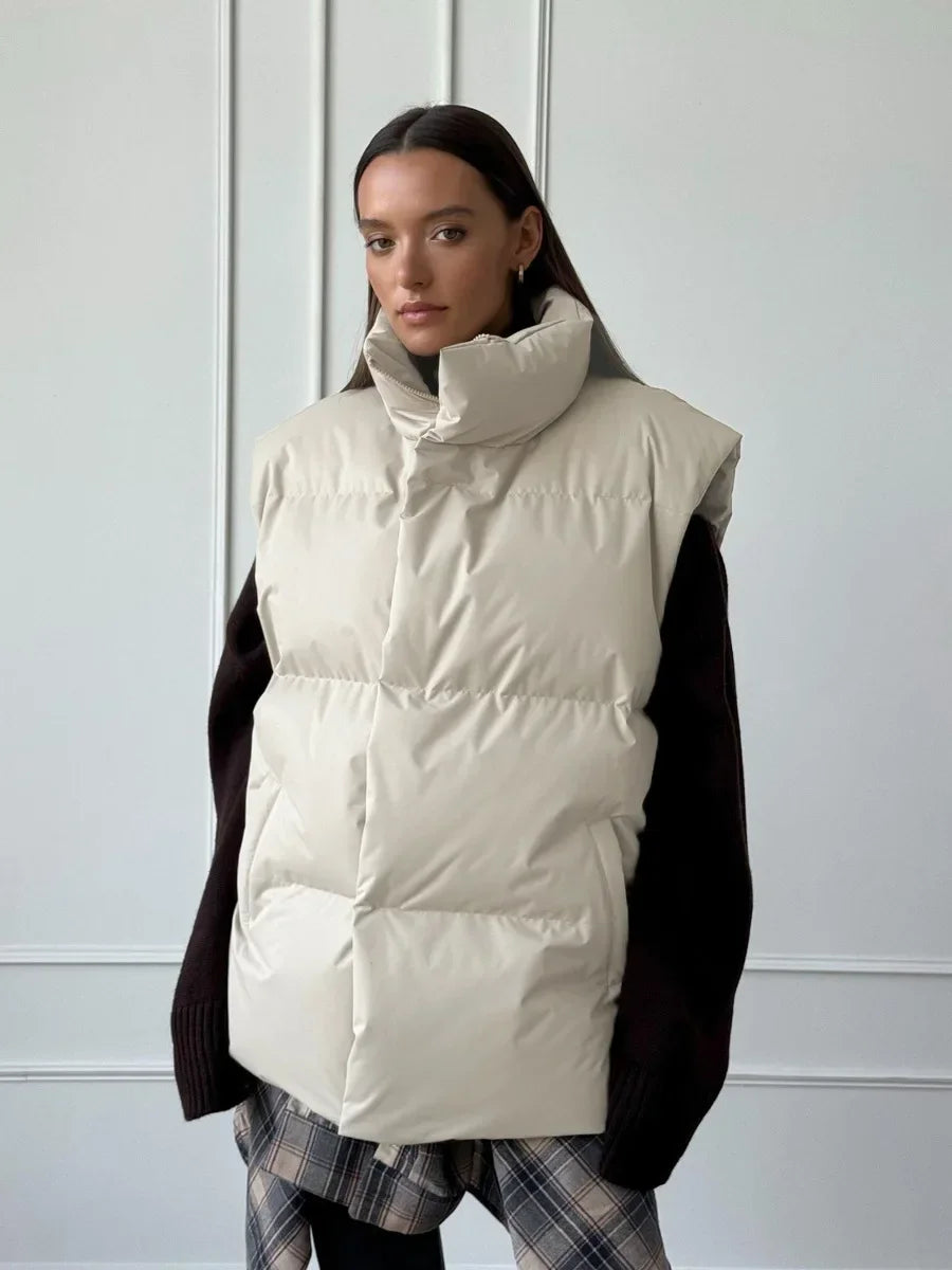 Sandra | Thick winter vest for women
