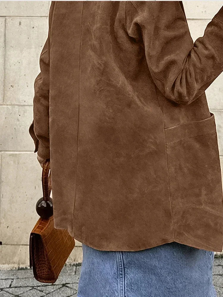 Samanta | Elegant brown jacket for women