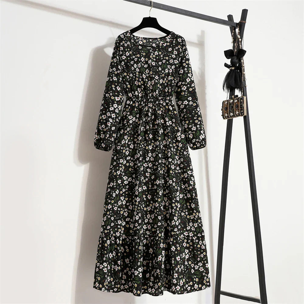 Erin® | Elegant Floral Long Dress For Summer
