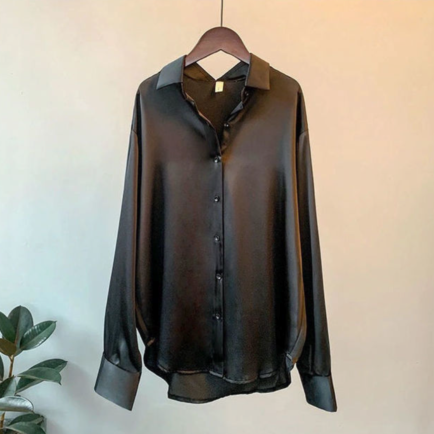 Soledad® | Casual Satin Muslin Blouse
