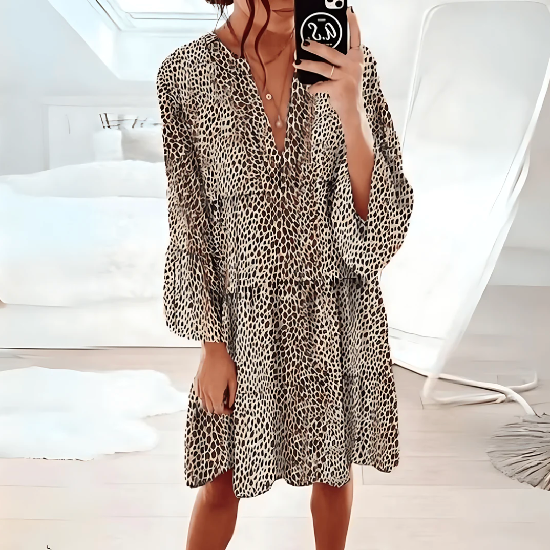 Nina® | Dress Leopard Print