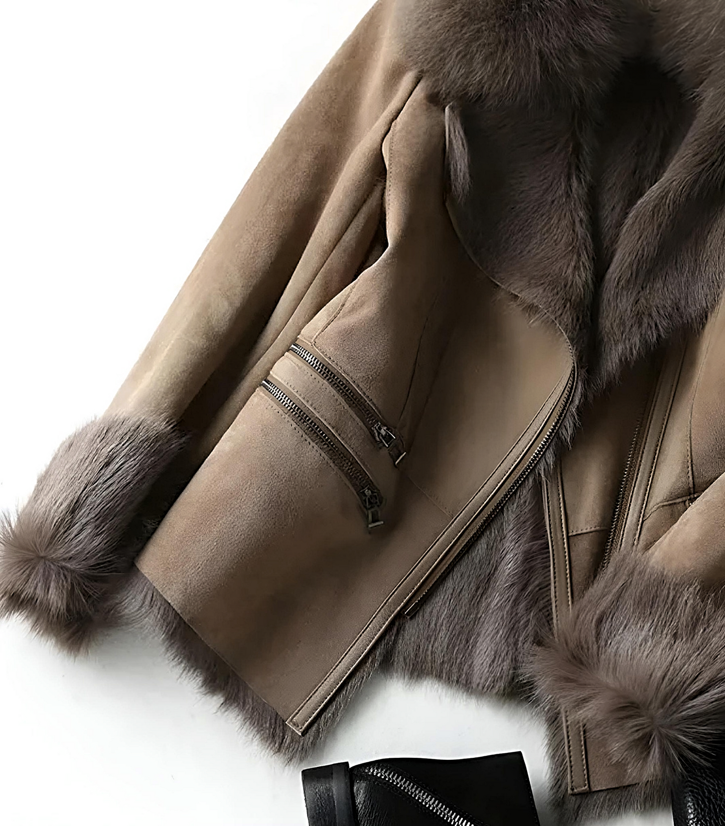 Isis | Elegant suede jacket for women