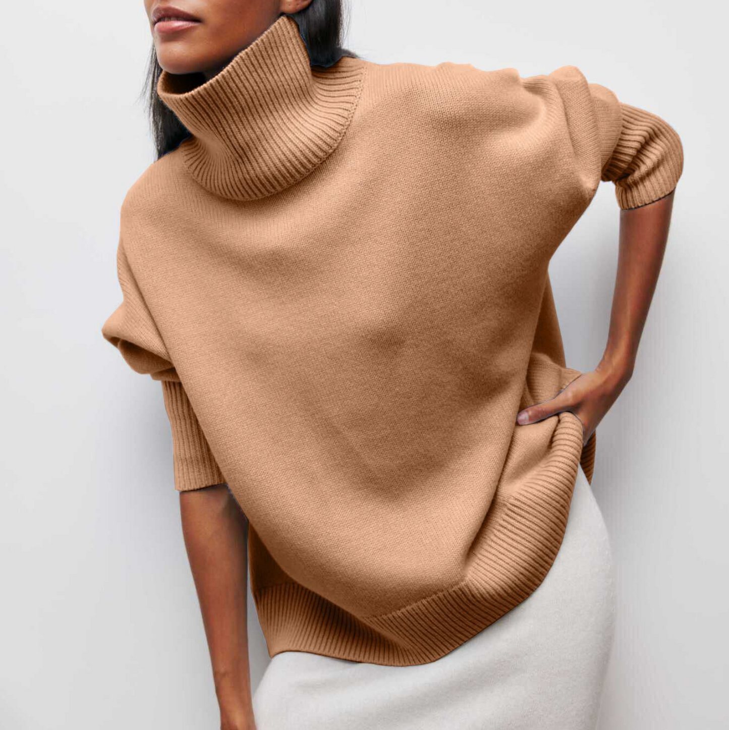 Glenda | Knitted turtleneck sweater