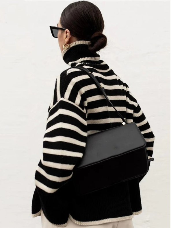 Hilda® | Col roulé rayé for women