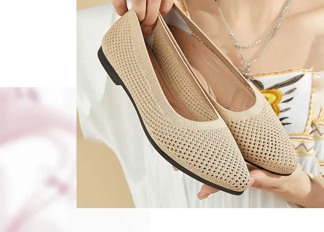 Gertrudis® | Grey Orthopedic Ballerinas