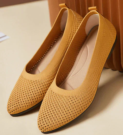 Marcela® | Gray Orthopedic Ballerinas