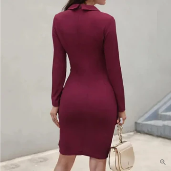Ella® | Elegant Cocktail Dress With Buttons
