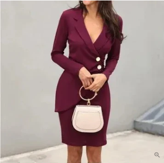Guadalupe® | Elegant Cocktail Dress With Buttons