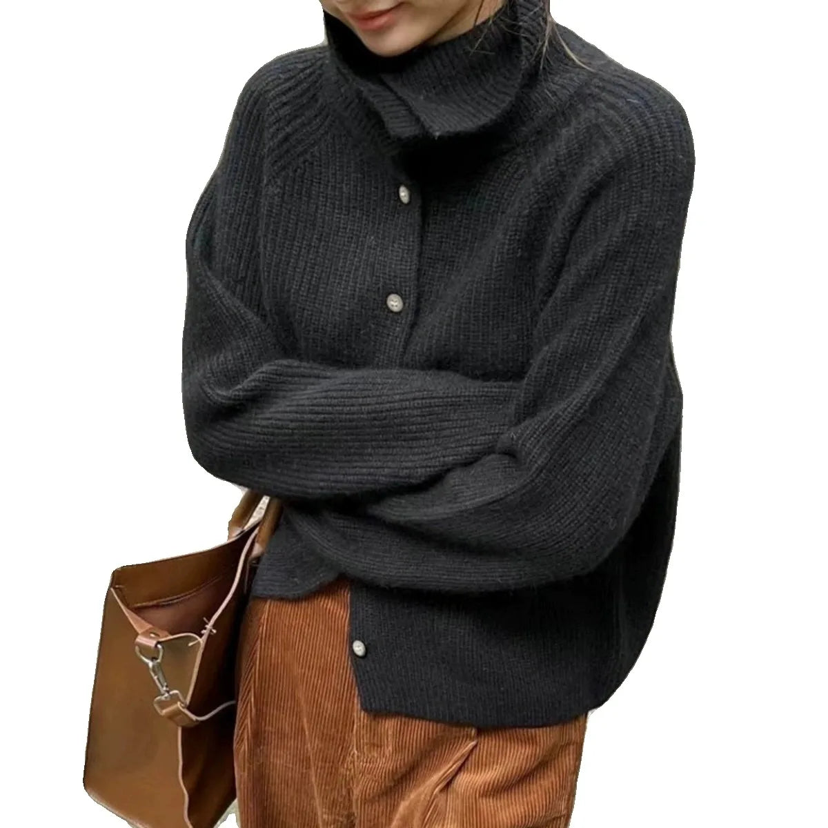 Yasmina | Elegant turtleneck vest for women
