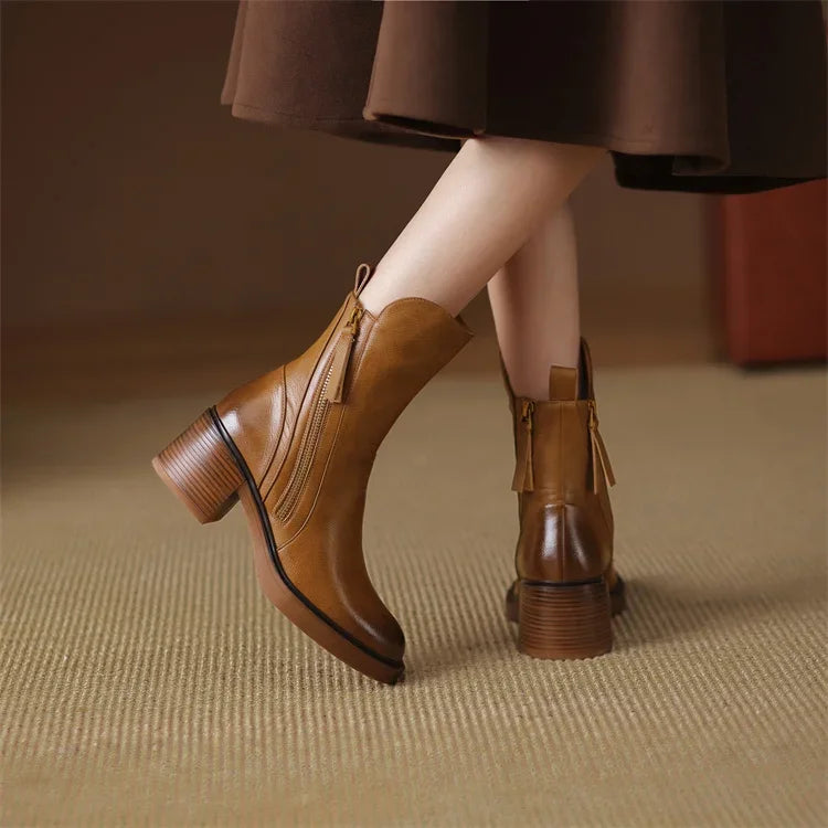 Guillermina | Leather ankle boots