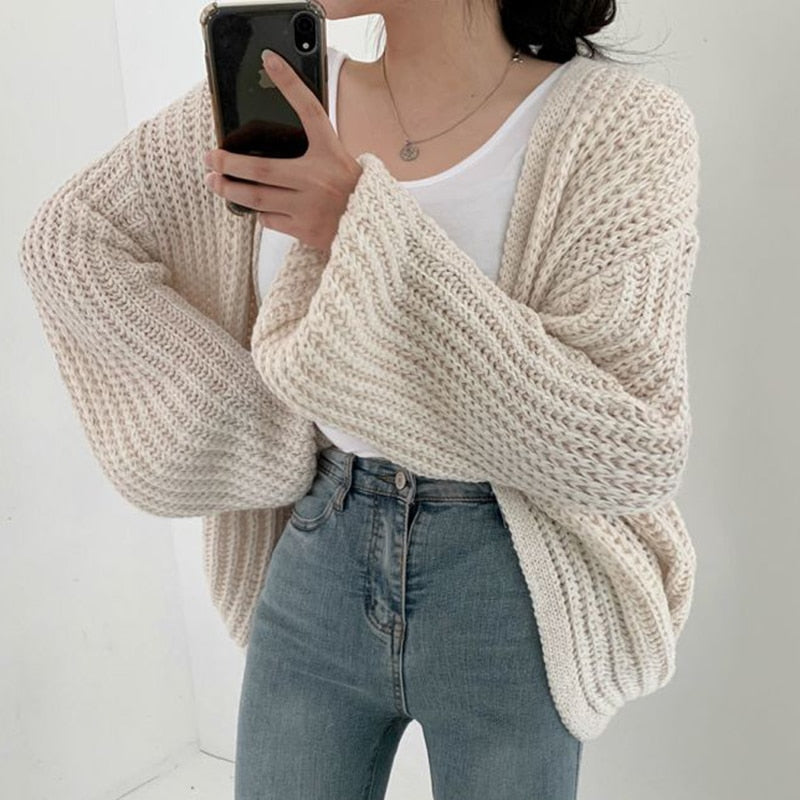 Jemma | Women's Oversized Open Front Cardigan