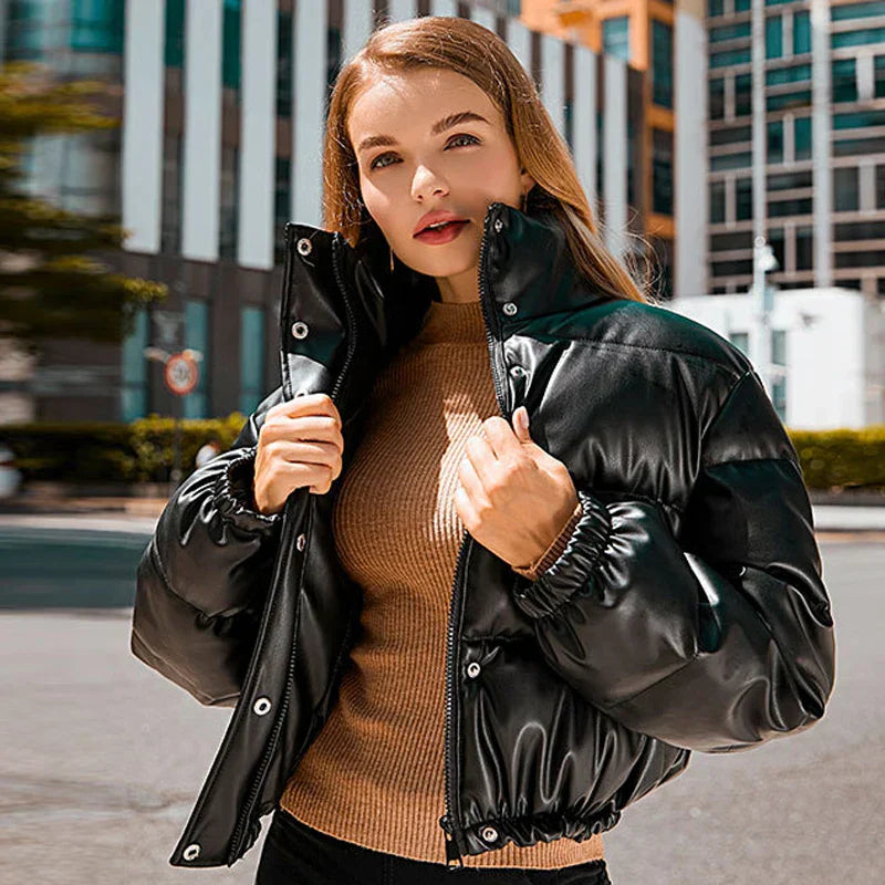 Nadia | Elegant women's leather jacket