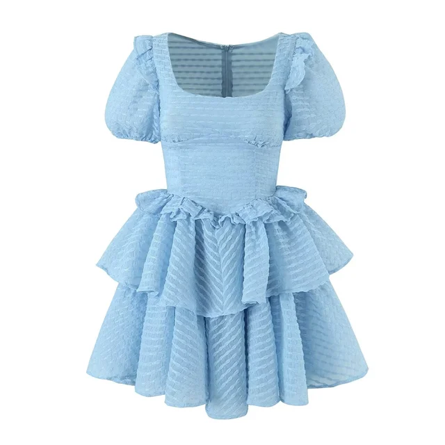 Amira® | Polyester Blue And White Summer